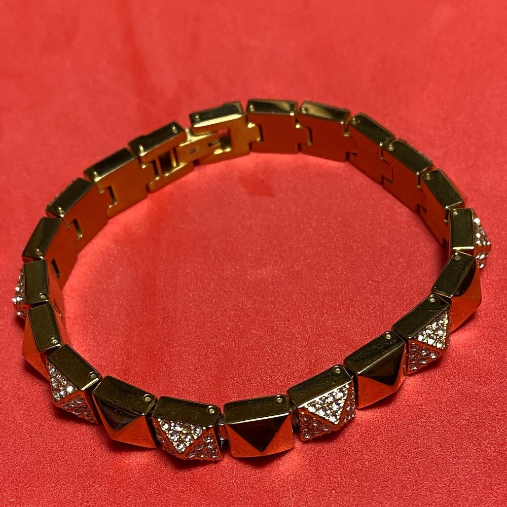 Michael Kors Gold Tone Link Bracelet - Picture 16 of 16